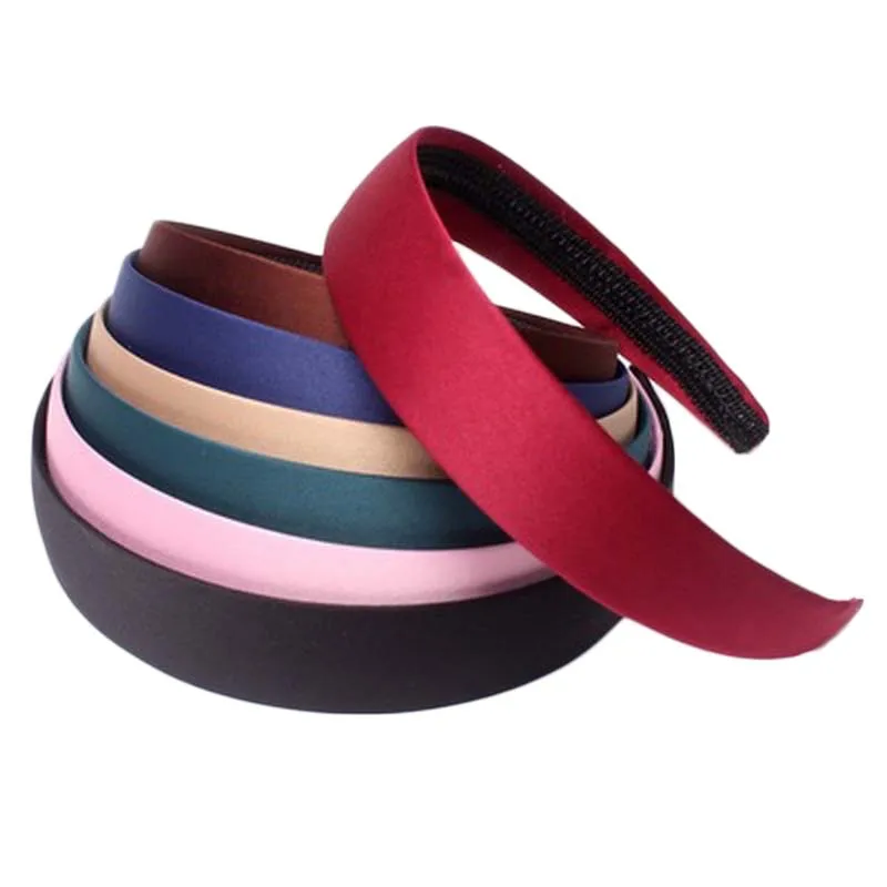 

3PCS Solid Hairbands For Women Head bands Hair bow Wrap Ladies hair accessories capelli haarbanden voor vrouwen headdress
