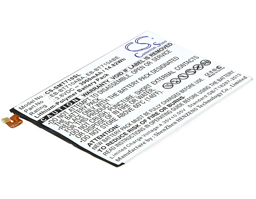 EB BT710ABA батареи Cameron Sino 3900mAh для Samsung SM T710 T713 T715 T715C T715N0 T715Y T719 T719C T719Y|Батареи