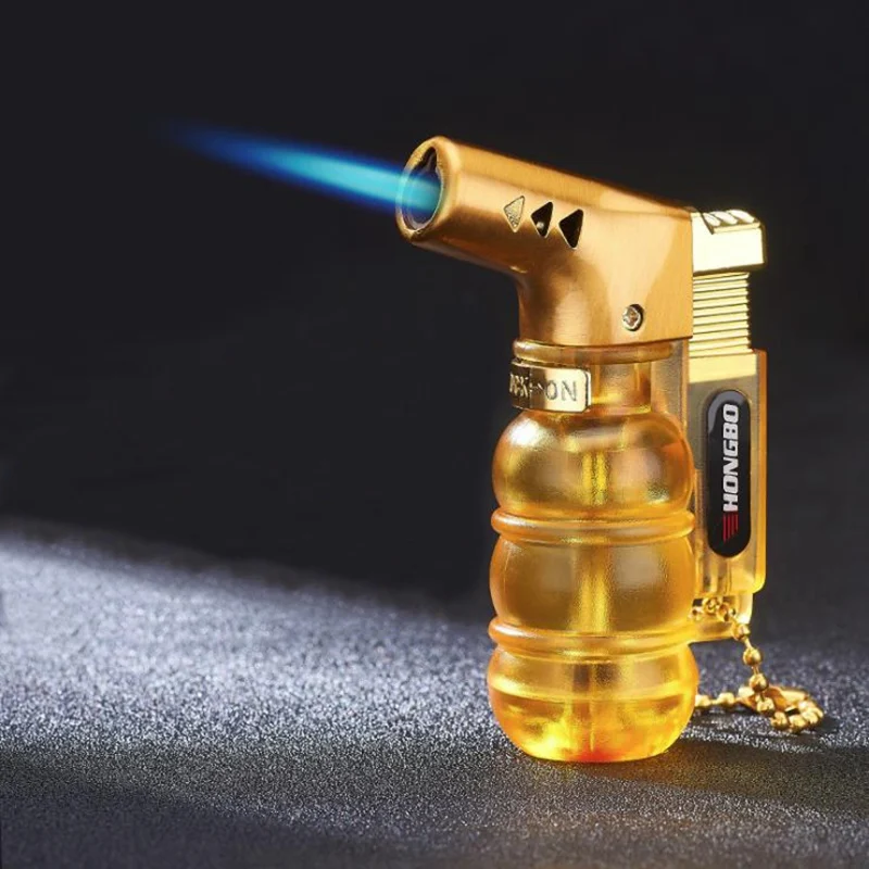 Синий Flame Зажигалка Факел турбо зажигалка газовая бутан мини сигары сигареты