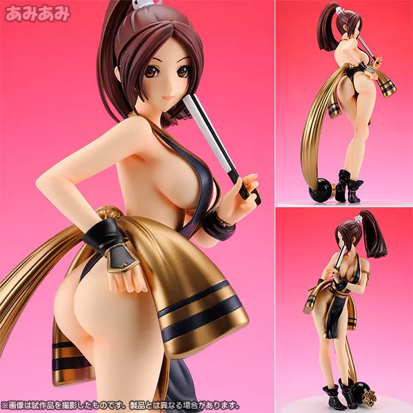 Король бойцов XIII KOF13 mai shiranui Сексуальная ПВХ фигурка коллекция игрушки красный/Золотой 27 см