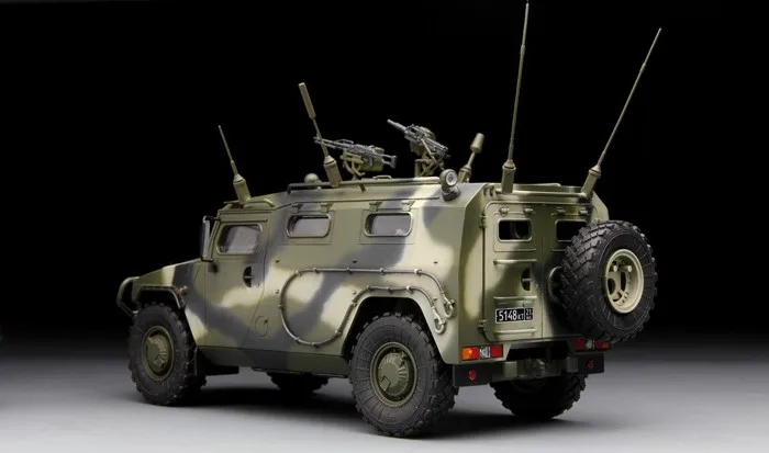 MENG VS003 1/35 масштаб российский бронированный высокоподвижный автомобиль GAZ-233014 STS Tiger пластиковая модель строительный комплект