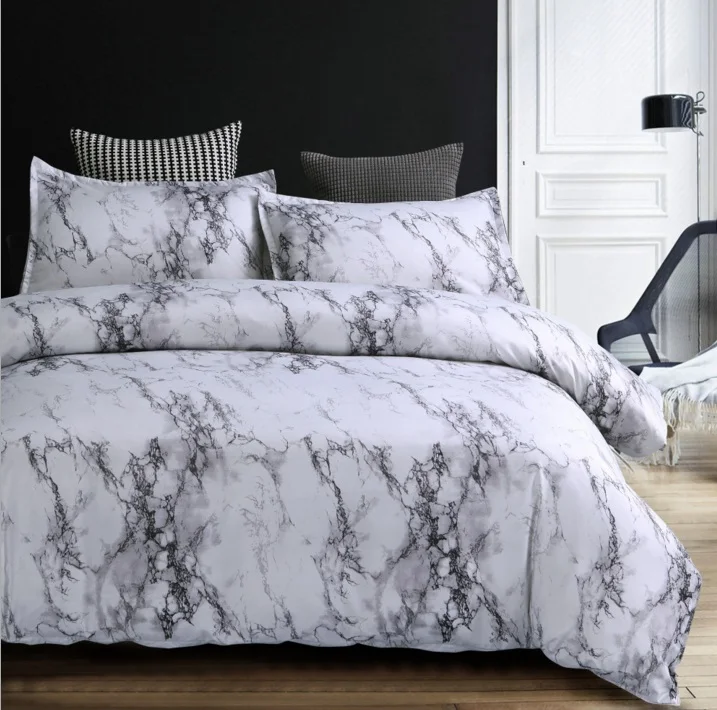 

Duvet Cover Sets, MARBLE Pattern Design, Full Queen Size (MGHD)