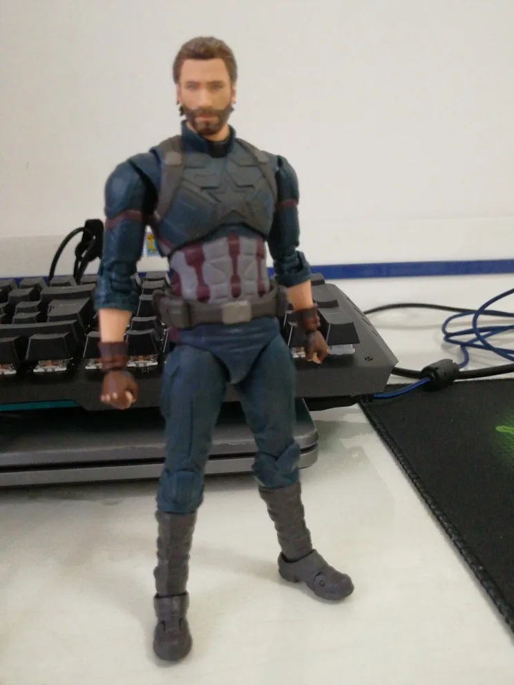 Marvel Капитан Америка 15 см Мстители Бесконечность войны BJD Фигурки игрушки |