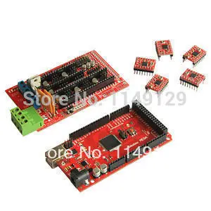 Новая плата RepRap Iduino Mega R3 щит RAMPS 1 4 драйвер Pololu steppper A4988 для 3D-принтера Prusa Mendel |
