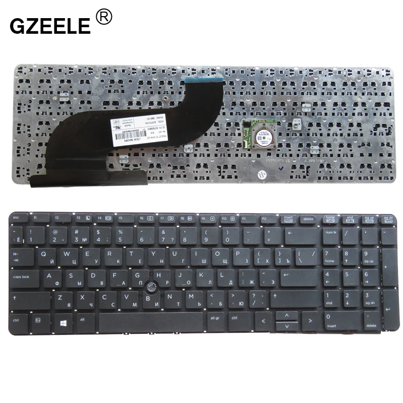 Русская клавиатура GZEELE для ноутбука HP Probook 650 G1 655 RU Клавиатура без рамки