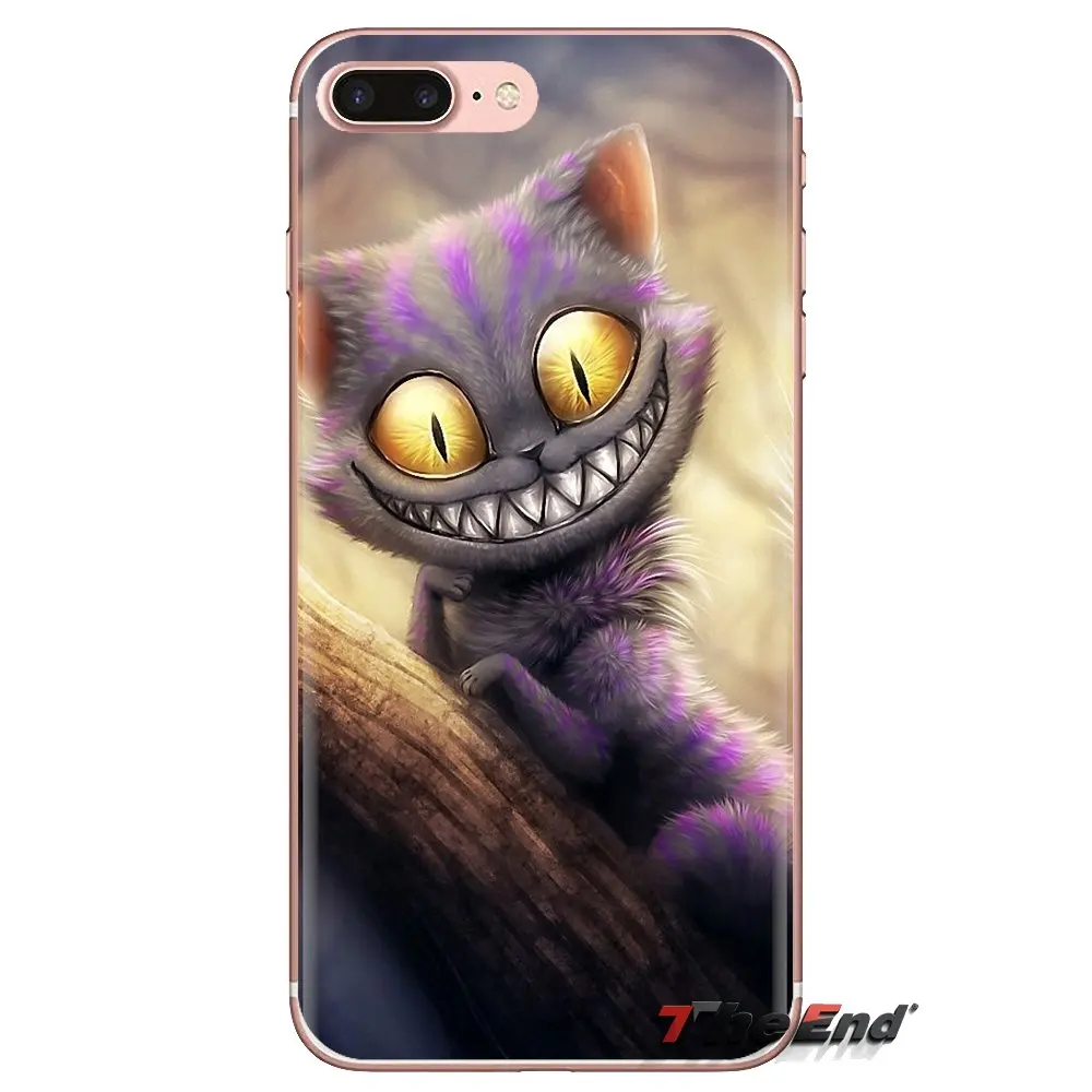 For Xiaomi Mi3 Samsung A10 A30 A40 A50 A60 A70 Galaxy S2 Note 2 Grand Core Prime TPU Shell Case Cheshire cat Alice In Wonderland |