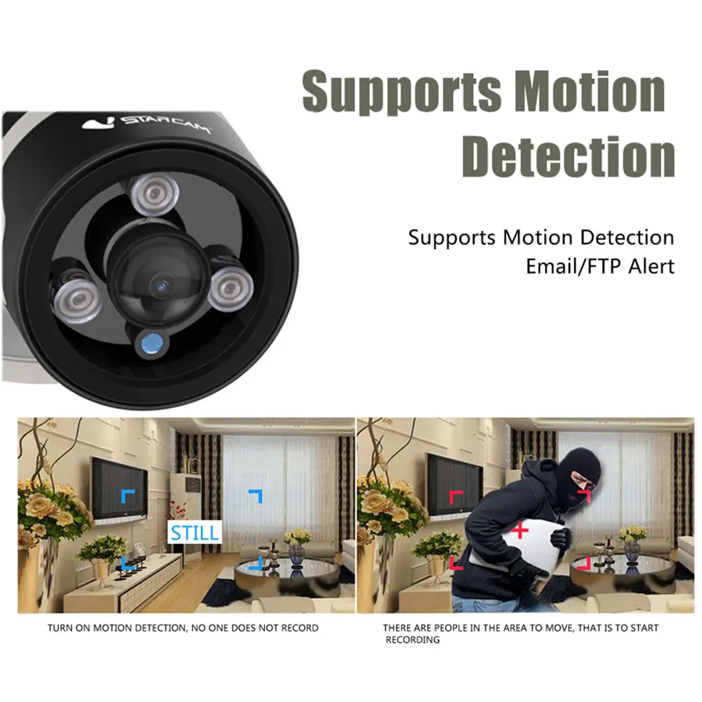 Скидка IP-камера Vstarcam 1080P с поддержкой Wi-Fi и датчиком движения Купить IP-камера Vstarcam 1080P с поддержкой Wi-Fi и датчиком движения