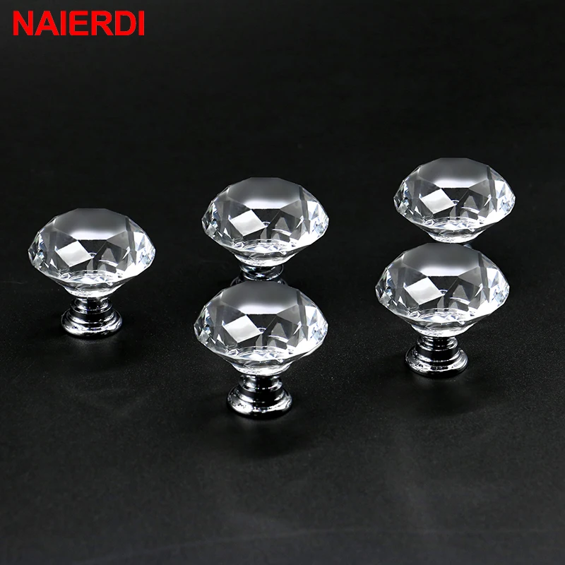 10 шт. стеклянные ручки с кристаллами| |