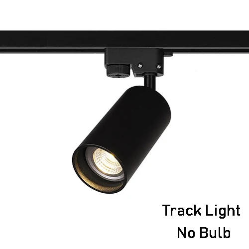 track light-black Светодиодный настенный светильник GU10 трековые огни черный и белый для современного KTV/бара/украшения/гостиной в помещении/магазин счетчиков/Кофейня - Цвет абажура: track light-black