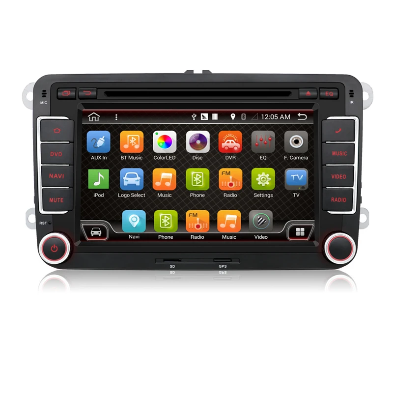 Авторадио 2 Din Android 7 1 автомобильный dvd плеер для VW Модели Авто Polo Golf Passat Tiguan Skoda Superb