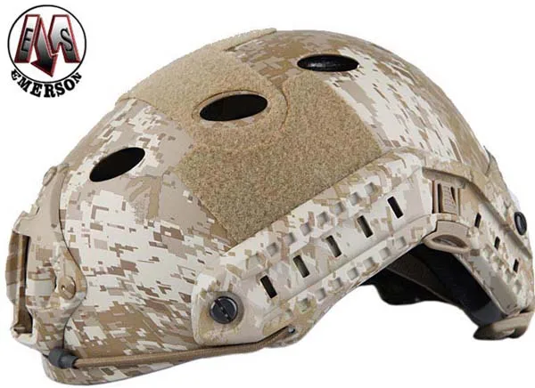 Emersongear Быстрый Шлем PJ Тип велосипед Тактический Защитный Страйкбол Спортивная