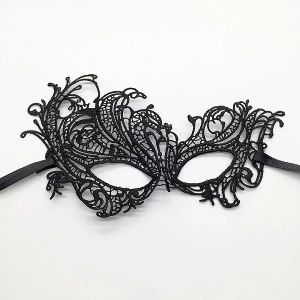 1 шт белые сексуальные вечерние кружевные маски для женщин, половина лица, карнавал, фестиваль, бал, Хэллоуин, маскарадные маски, вечерние и праздничные принадлежности - Цвет: Style28