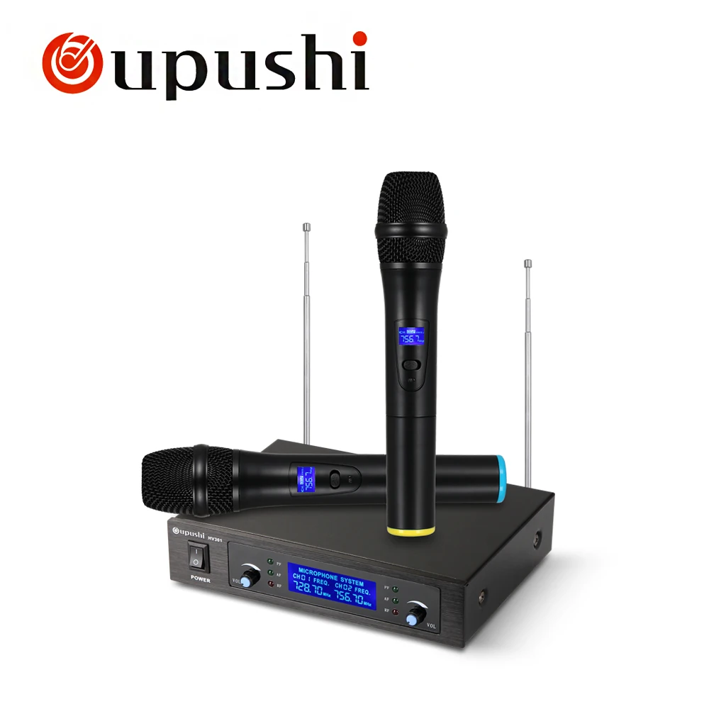 Low Price echo mic uhf dual-channel wireless microphone system | Электроника