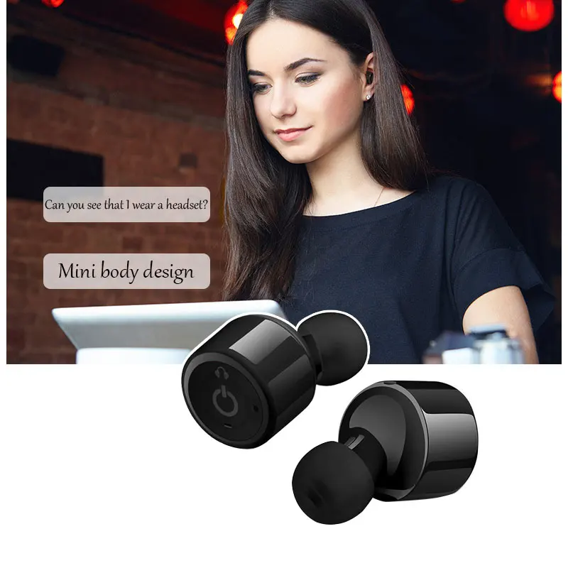 Спортивные Bluetooth наушники в ухо 4 2 X1T стерео музыка Беспроводные с микрофоном бас