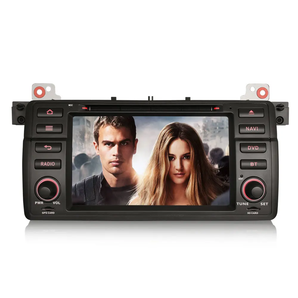 Erisin ES3946B авто 7 'Ƈ Din Android 8 1 Автомобильный DVD плеер для BMW 3 серии E46 M3 Rover75 MG ZT gps