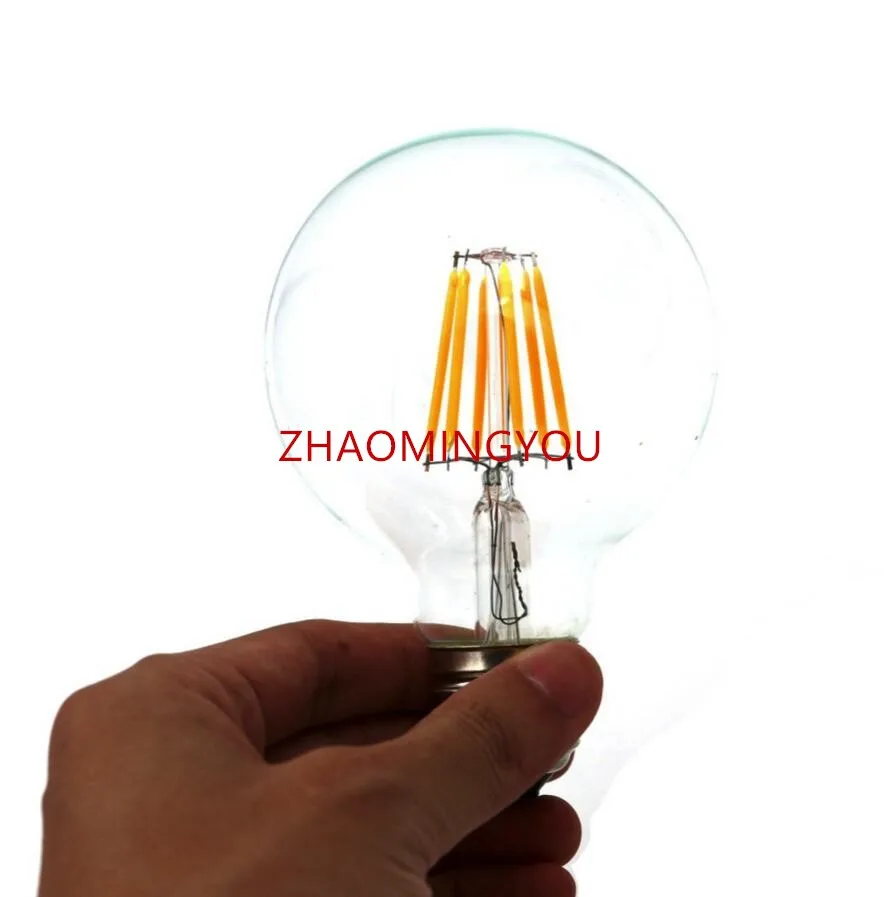 Винтажная светодиодная лампочка эдисона YOU LED E27 G80 4 Вт 6 8 ac110в 220 В диммер luminaria