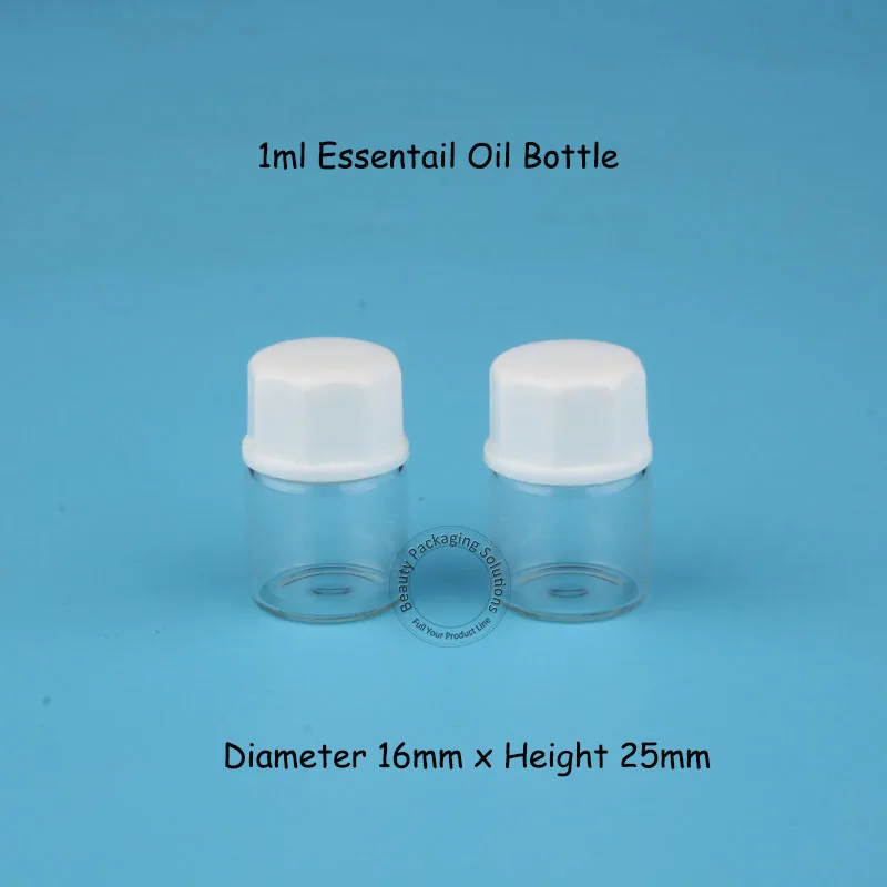 500 шт./партия флакон для эфирного масла 1 мл