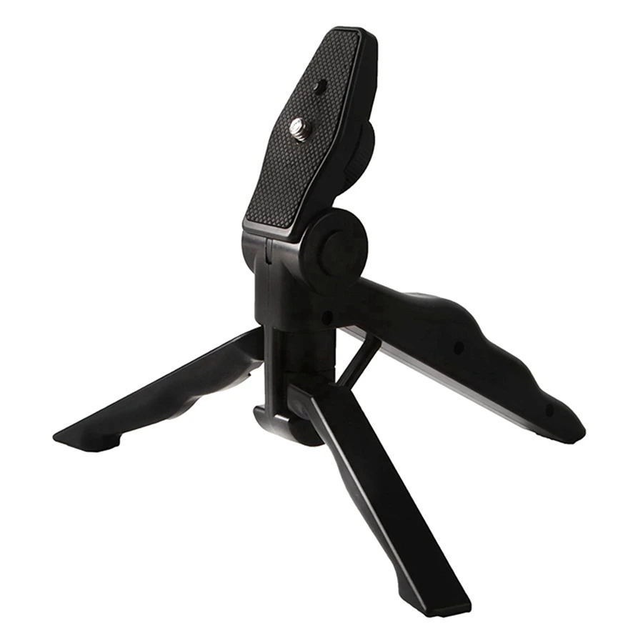 

Mini Tripod Table Stand with Pads and Soft Pistol Grip for GoPro Hero 7 6 5 4 3 SJCAM Yi 4K DSLR 1/4" Cameras and Smartphone