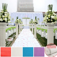 luxury wedding decoration wedding carpet runner 1 5 meter width by 20 meter length wedding party decoration supply aisle