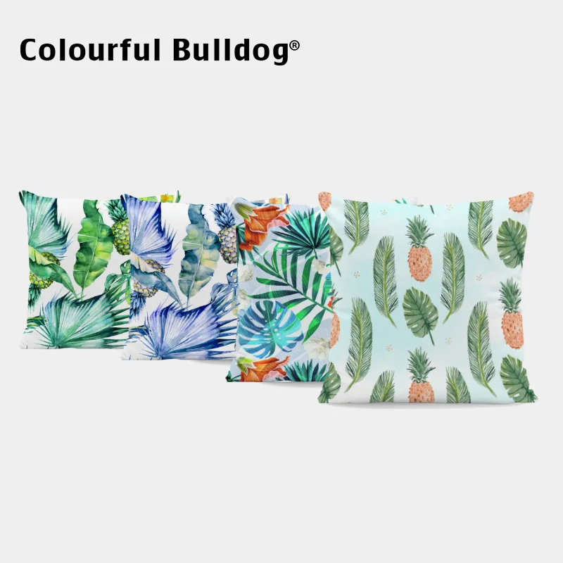 Декоративные наволочки в виде цветных ананасов 43 х43 см|Наволочки| |