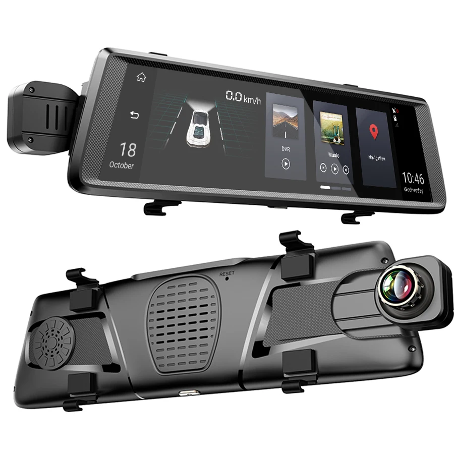 E ACE 4G камера заднего вида Камера 10 дюймов Android Двойной объектив Full HD 1080 P ADAS видео