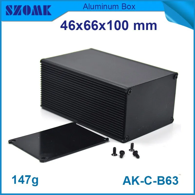 4 шт./лот китайский электронный магазин алюминиевый корпус hammond в серебристом и