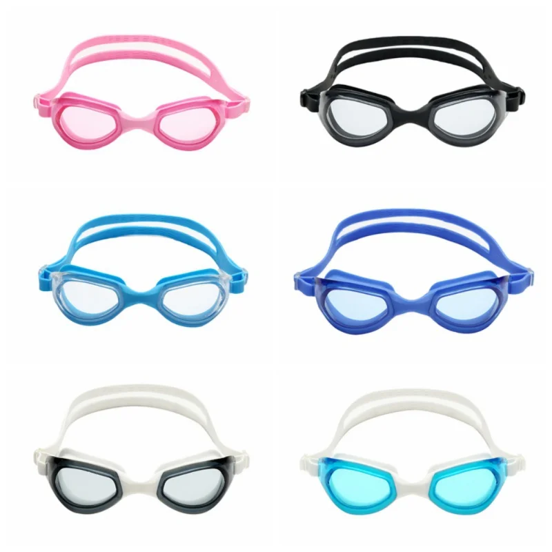 Мужские и женские плавательные спортивные очки анти туман УФ защита