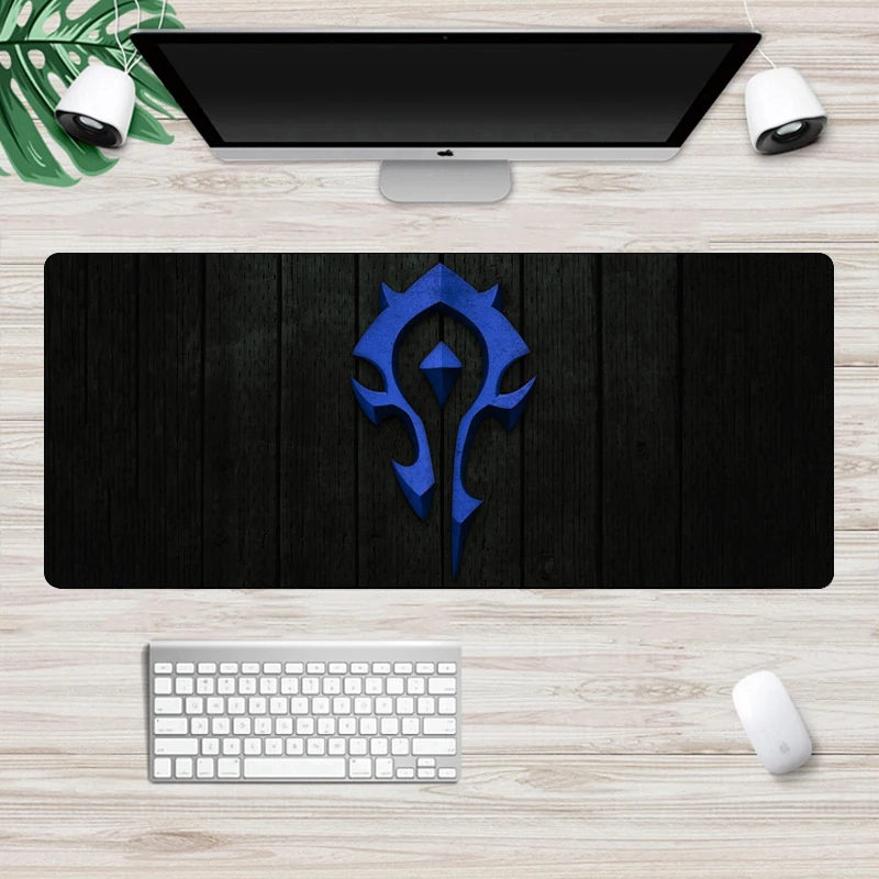 Большой игровой коврик для мыши 70x30 см World of Warcraft Противоскользящий компьютерный