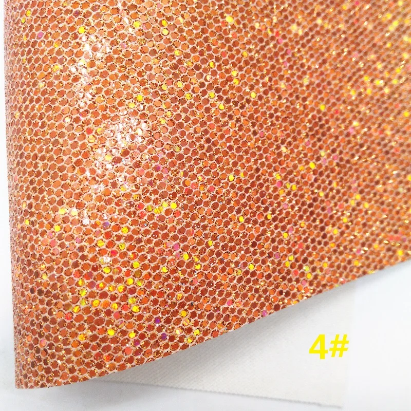 Холщовый лист с крупными блестками оранжевые блестящие листы 8x11 дюймов простыня
