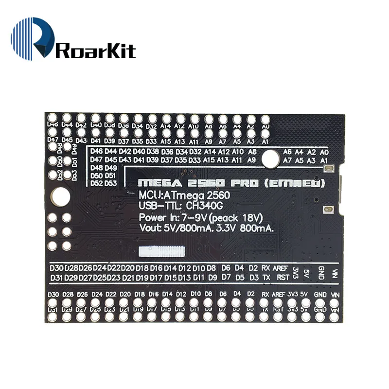 Мега 2560 PRO MINI 5 вольт постоянного тока (вставки) CH340G ATmega2560 16AU с мужской pinheaders