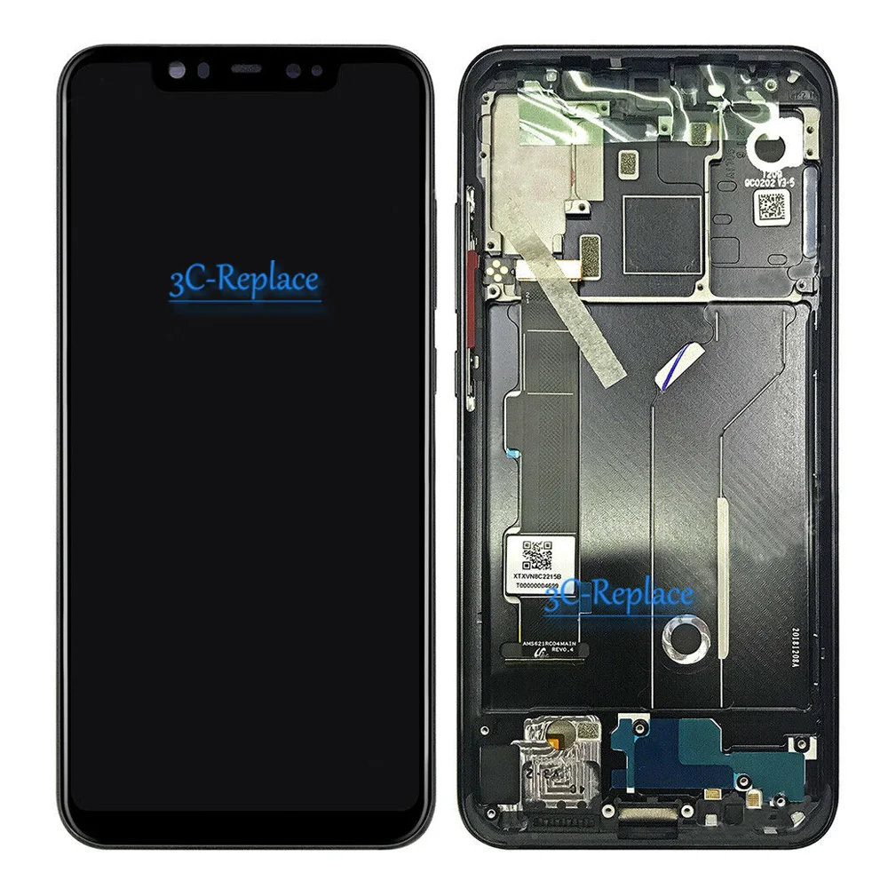 Оригинальный ЖК-дисплей Supor Amoled / OLED 6 2 дюйма для Xiaomi Mi 8 MI8 дигитайзер сенсорный
