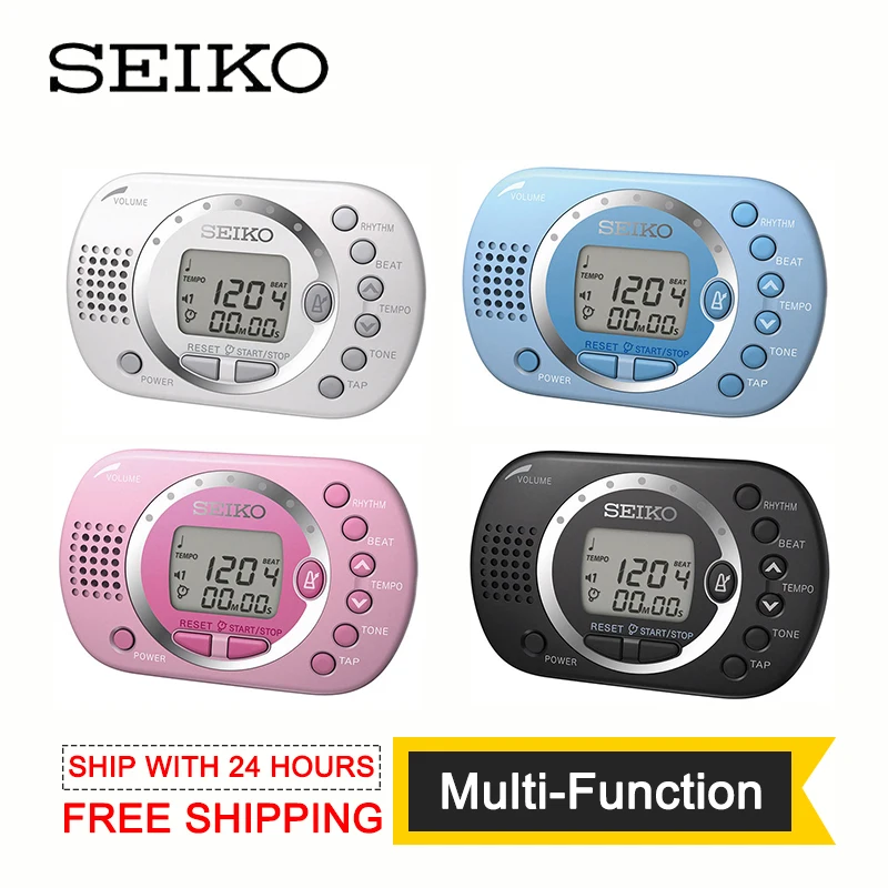 

SEIKO Japan DM110 Pocket-Sized Digital Multi-Function Metronome [Four Colors]