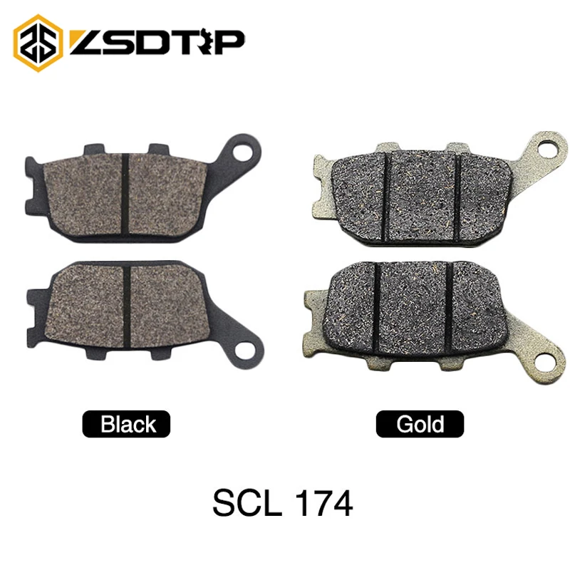 Задние тормозные колодки ZSDTRP для мотоцикла HONDA CB400 CB500 600 CBF 1000 CB1000 SUZUKI SV400 KAWASAKI Z750
