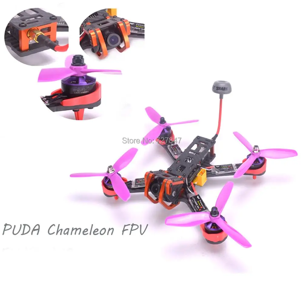 

NEW Chameleon 220 220mm FPV Frame Quadcopter Kit 2205 2300kv Motor Littlebee 30A BLHeli-s ESC Flysky I6 For RC FPV Drone