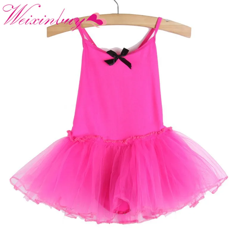 

Summer Kids Girls Ballet Dance Years Tutu Dress Dresses 2-7 Leotard For Sleeveless