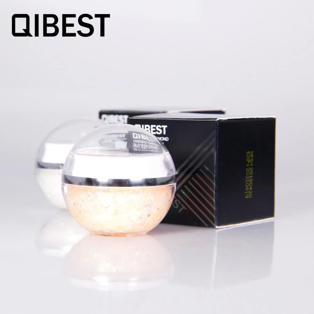 QIBEST Diamond Scintillation Cream Stage блестящая пудра T-stage Подиум паста |