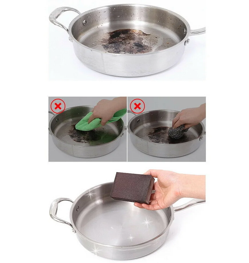 1 шт. губка волшебная ластик для удаляющая ржавчину очистки хлопка Кухонные