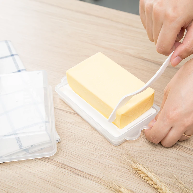 Япония оригинальный прозрачный ящик для хранения масла контейнер сыра Сервер