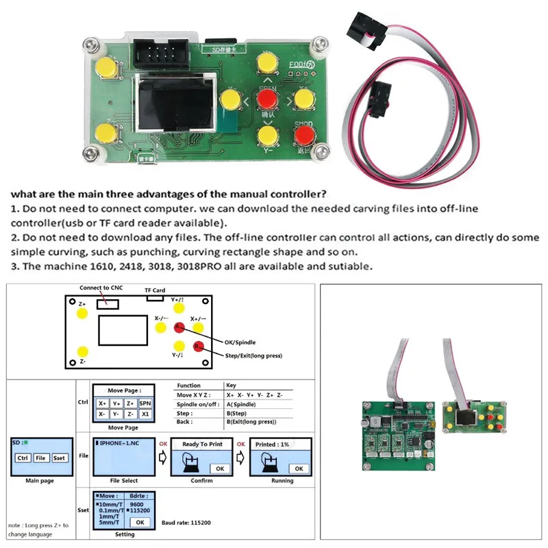 CNC 3018 Pro GRBL Diy Мини станок с ЧПУ 3 оси pcb фрезерный станок, деревообрабатывающий станок лазерная гравировка cnc 3018 может работать в автономном режиме