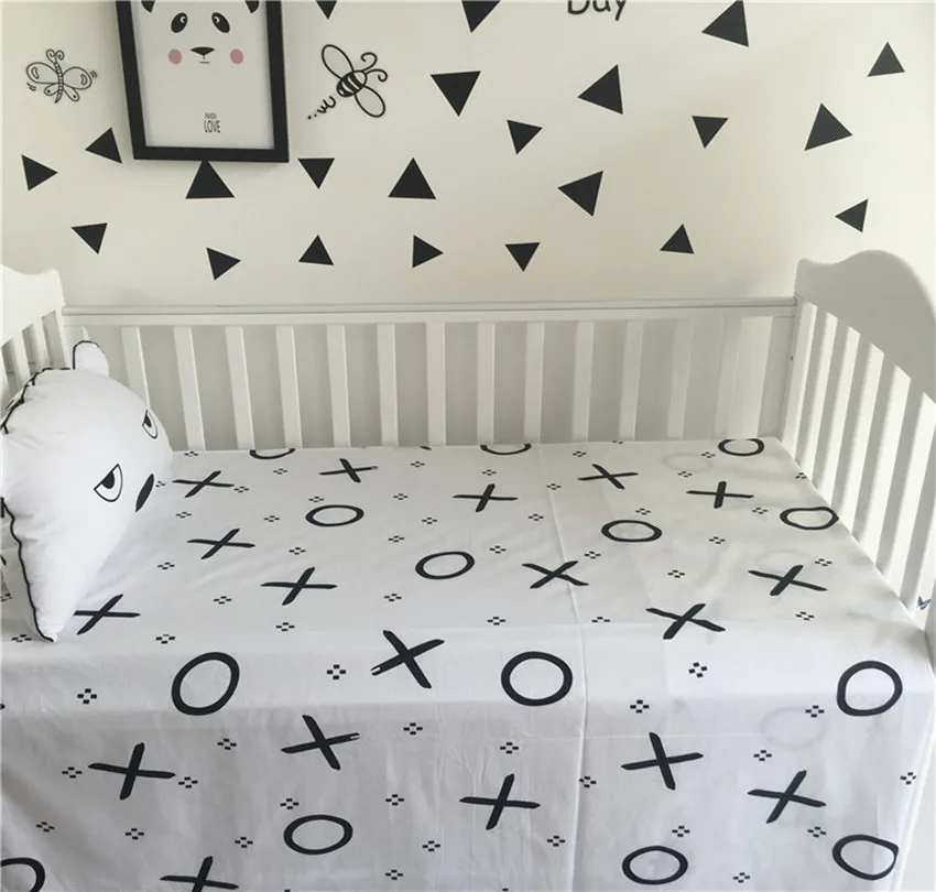 9 цветов простыни гладкие Детские постельные принадлежности хлопок облака