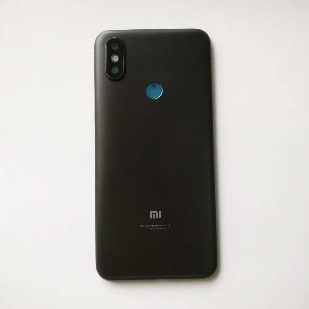 Черный/золотой/розовый/красный 5,99 дюймов для Xiaomi mi A2 mi A2 задняя Батарея крышка дверца батарейного Корпус задняя Стекло Запчасти для Xiaomi mi 6X mi 6X