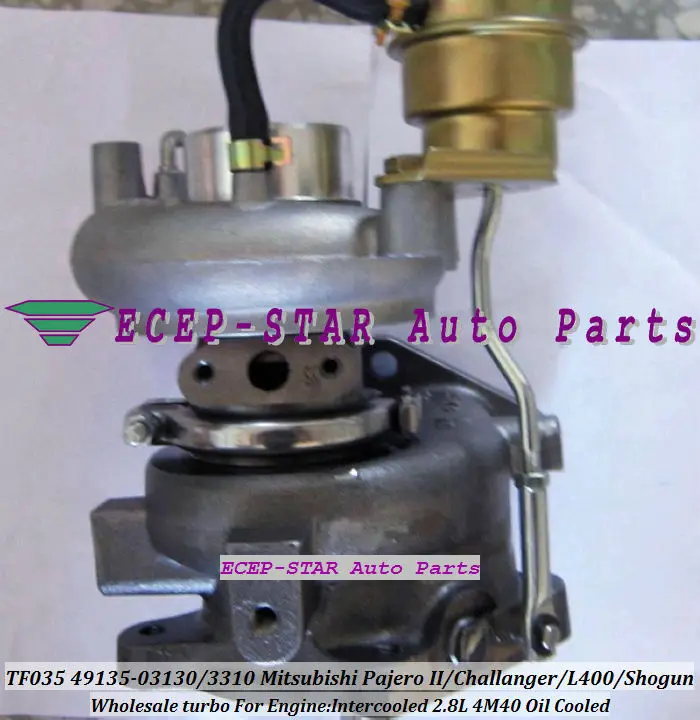 Турбокомпрессор турбокомпрессора TF035 12T 4 49135 03130 03310 подходит для Mitsubishi Pajero II Challanger