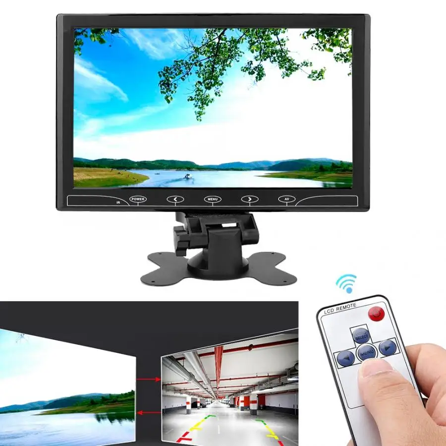 Dvd 10,1 дюймов ips VGA дисплей монитор устройство 1024*600 для домашнего автомобиля видео наблюдения новое поступление