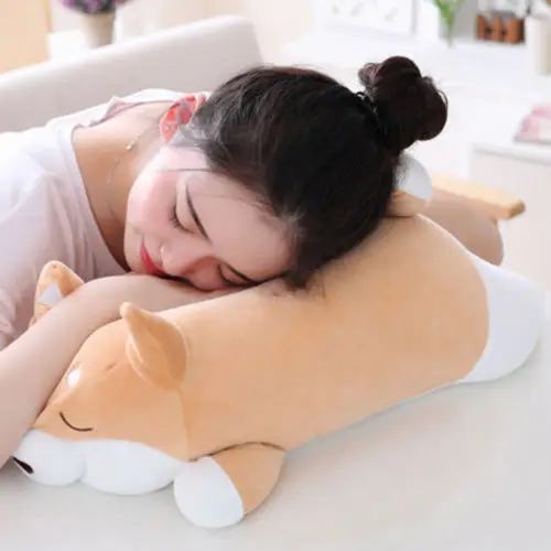Plush Stuffed Animal Big Shiba Inu dog Toy Pillow Soft Cushions Gifts Pet Doll | Дом и сад