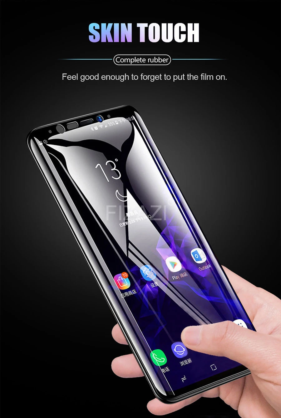 20D полное изогнутое полное покрытие из закаленного стекла для samsung Galaxy S8 S9 Plus Note 8 9 Защита экрана для samsung A8 A6 S7 Edge