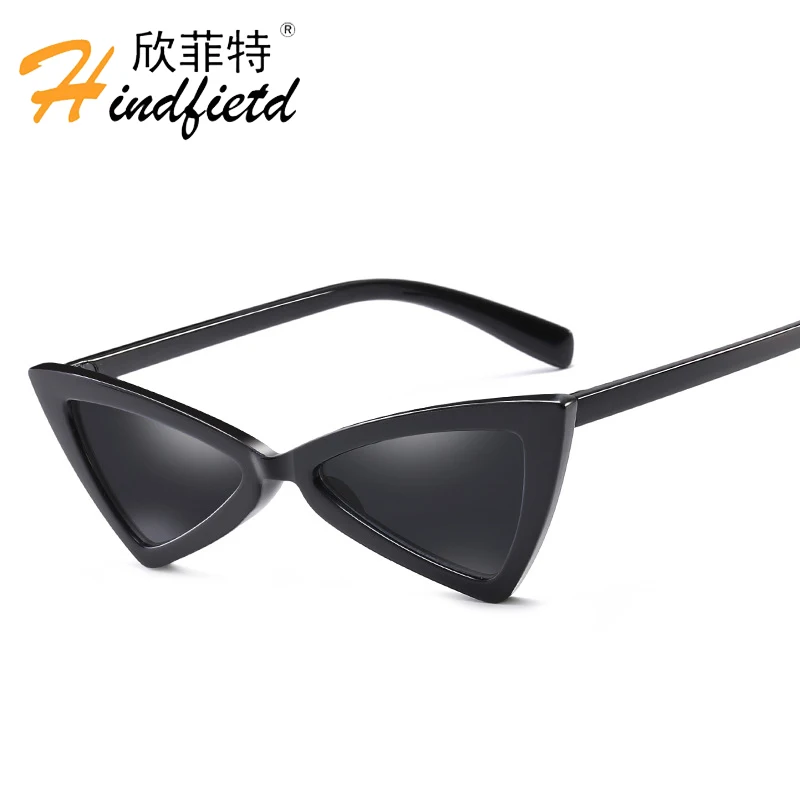 Женские солнцезащитные очки в металлической оправе HINDFIELD винтажные кошачий глаз