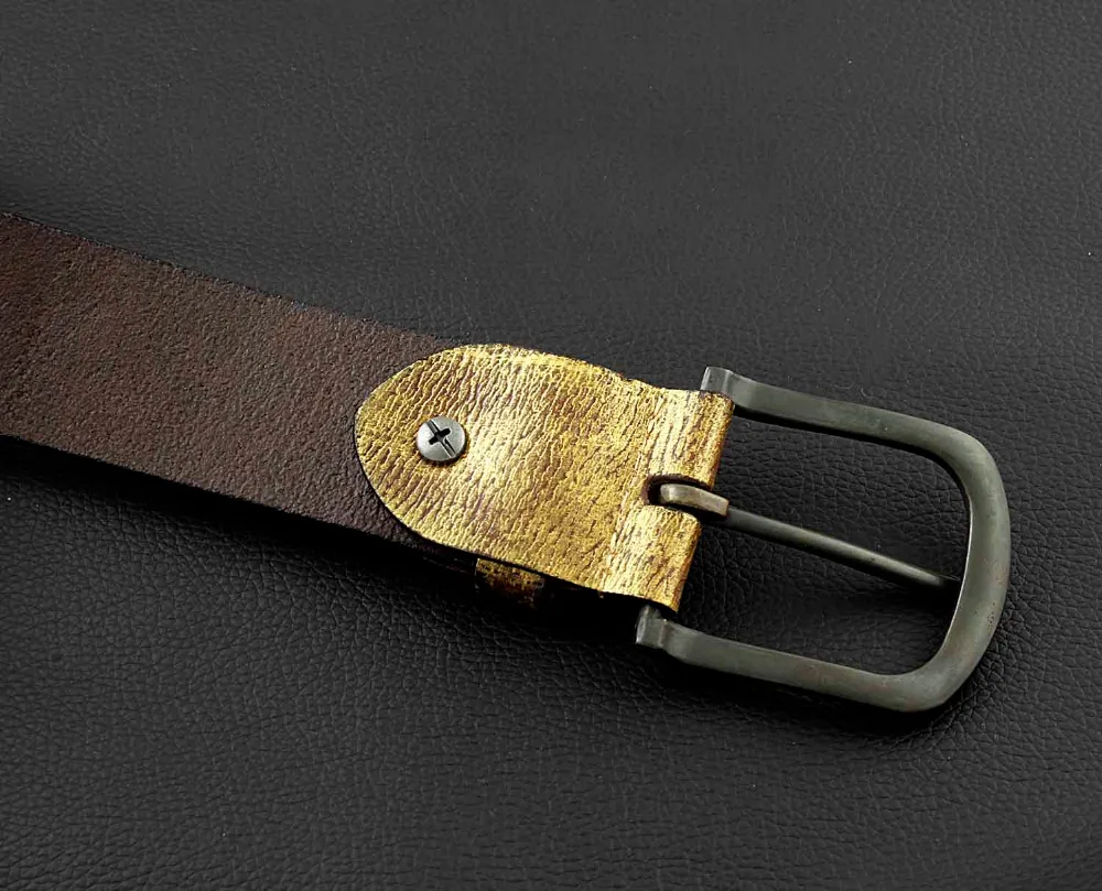 Мужской ремень в стиле панк из натуральной кожи | Аксессуары для одежды