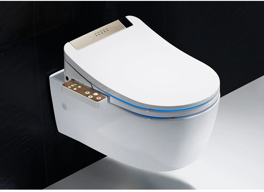 KOHEEL LCD 3 Color Intelligent Toilet Seat Elongated Electric Bidet Cover Smart Bidet Heating Smart Toilet Seat