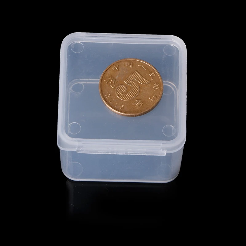 Горячие Маленькие квадратные прозрачные пластиковые коробки для хранения