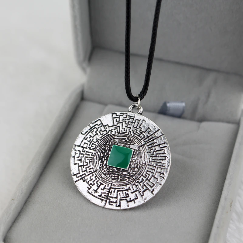 MQCHUN бегущий в лабиринте ожерелье-лабиринт Томас Кожа Веревка ожерелье для женщин